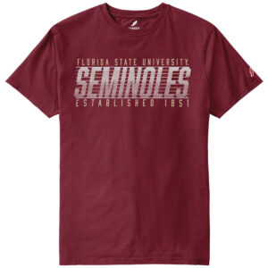 League Men's Florida State University Seminoles Short Sleeve T-shirt - Garnet