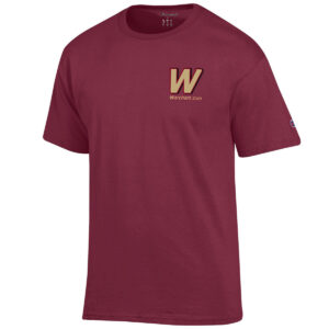 Champion Men's Warchant Logo Short Sleeve T-shirt - Garnet