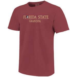 Image One Comfort Colors Florida State Grandpa Short Sleeve T-shirt - Brick