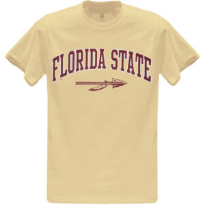 Ragz Adult/Unisex Florida State Spear Value Priced Short Sleeve T-shirt - Vegas Gold