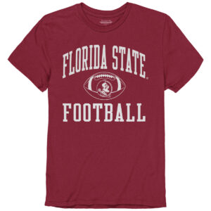 Blue 84 Men's Florida State Football Design Short Sleeve T-shirt - Garnet